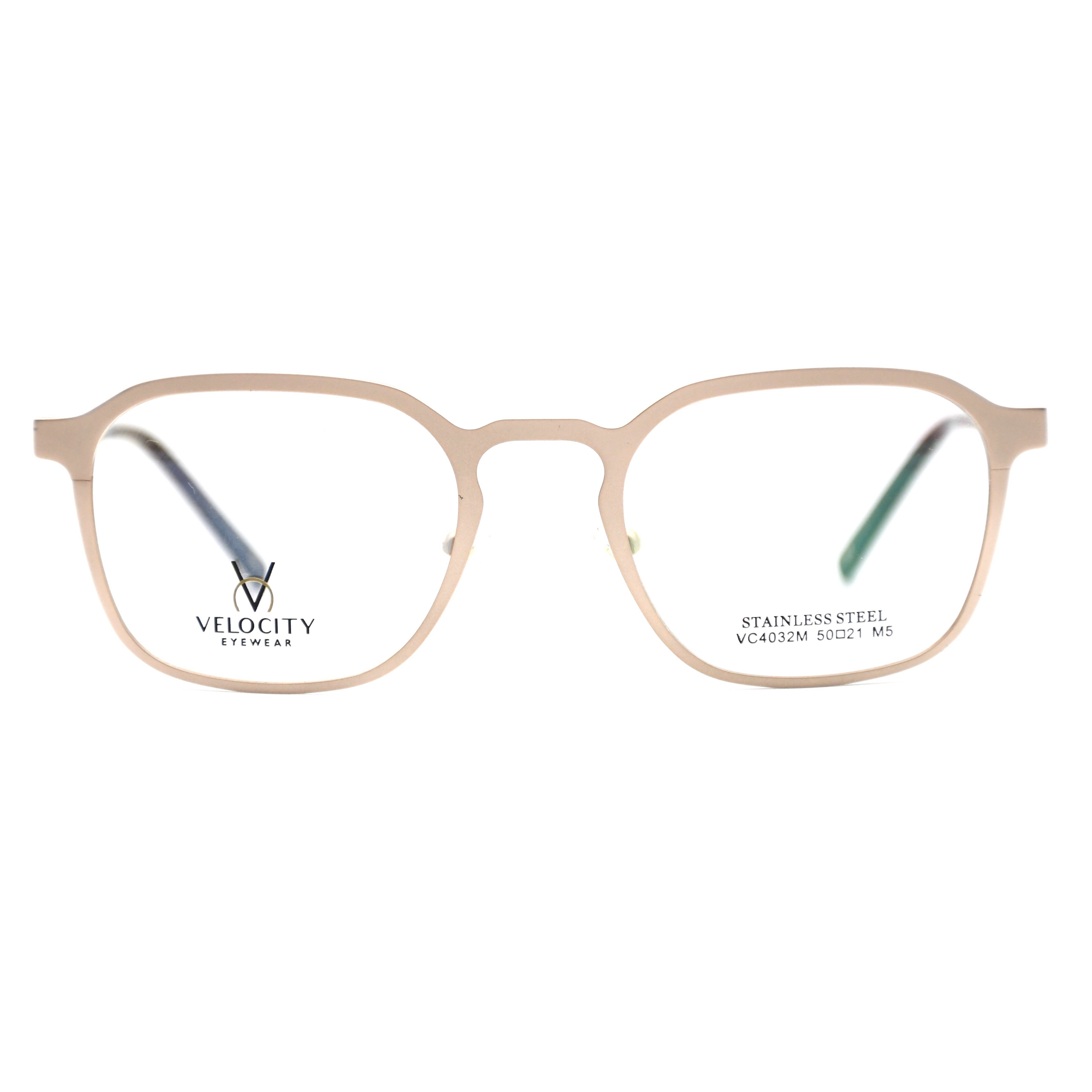 Velocity Rectangle Full Rim Metal Eyeglasses - 4032M-M5
