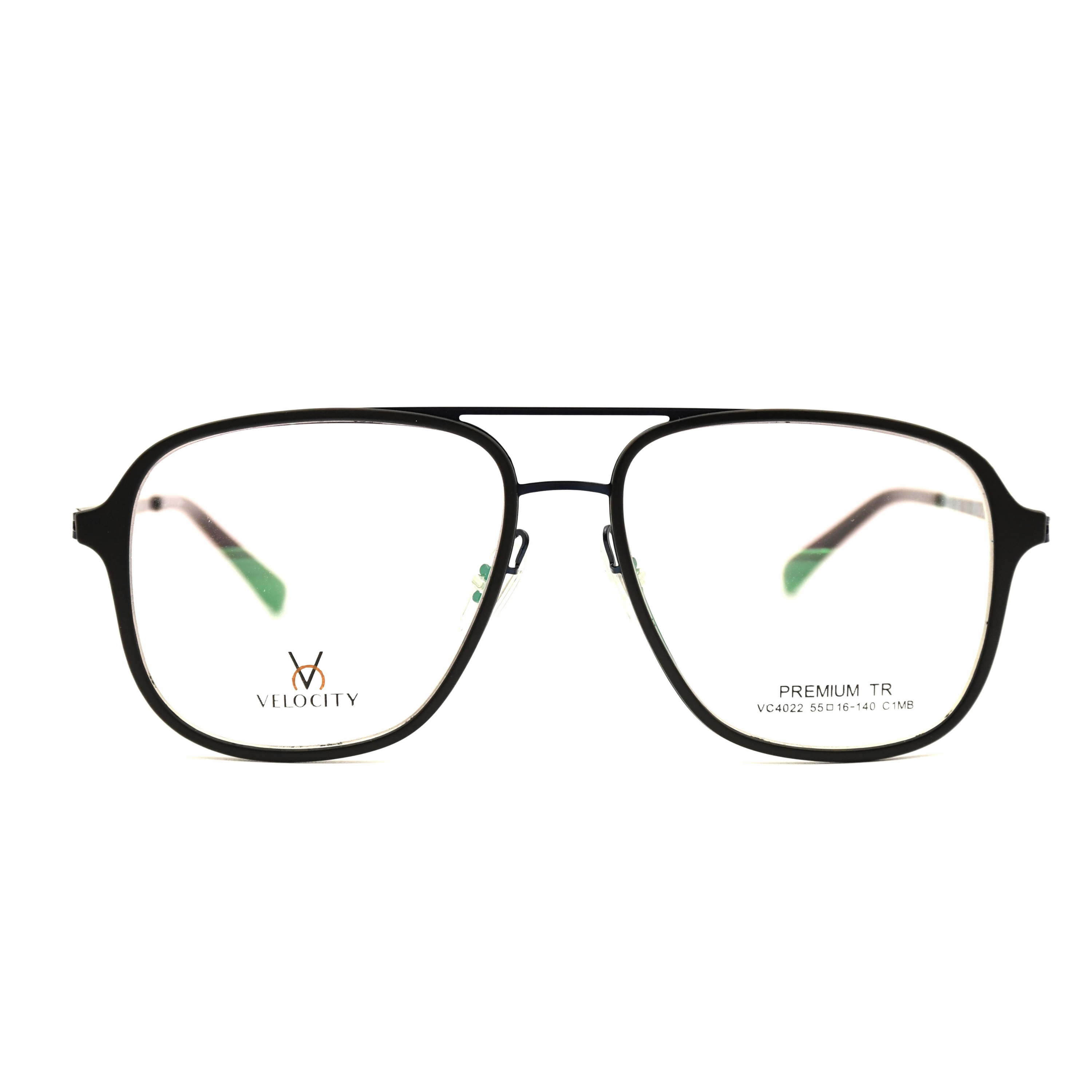 Velocity Rectangle Full Rim Eyeglasses - 4022-C1MB