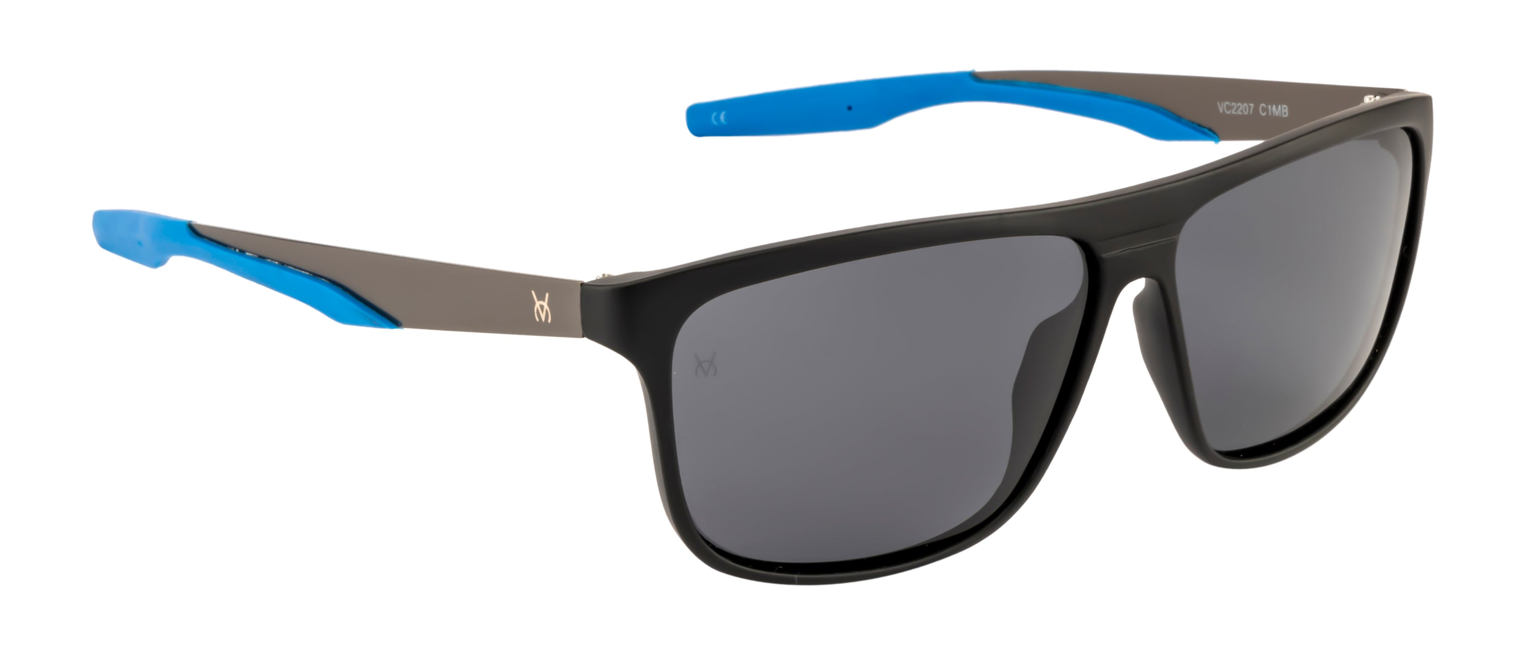 Velocity  Rectangular Dark Grey Series  POL Polarized Sunglasses for Men