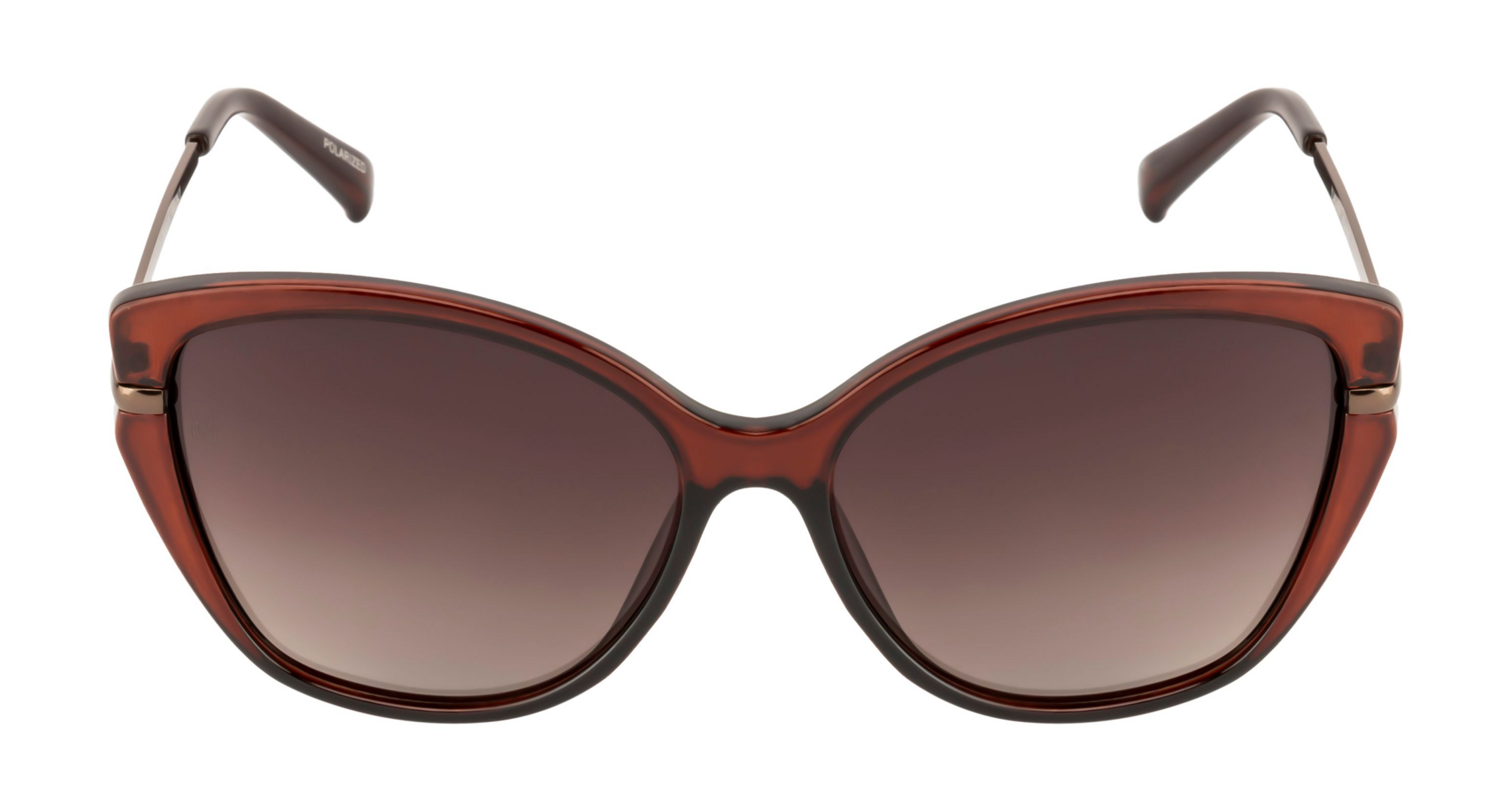 Velocity Polarized Butterfly Gradient Brown POL Sunglasses