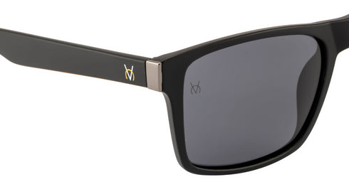 Velocity Polarized  POL Rectangular Eyewear Series Retro Square Sunglasses (For Men, Black)
