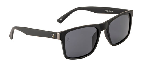 Velocity Polarized  POL Rectangular Eyewear Series Retro Square Sunglasses (For Men, Black)