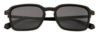 Velocity Polarized Rectangular POL Dark Grey Sunglasses for Men