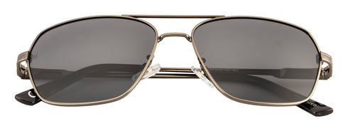 Velocity Polarized Rectangular Smoke POL Series Sunglasses for Men