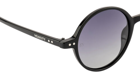 Velocity Polarized Oval Gradient Smoke Series POL Sunglasses for Men