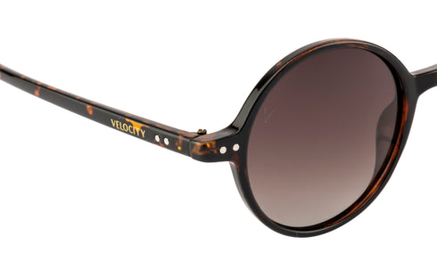 Velocity Polarized Oval Serie POL Gradient Smoke Sunglasses for Men