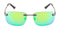 Velocity Eyewear Polarized Retro Square Sunglasses