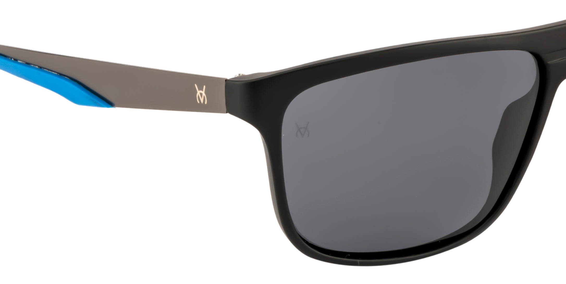 Velocity  Rectangular Dark Grey Series  POL Polarized Sunglasses for Men