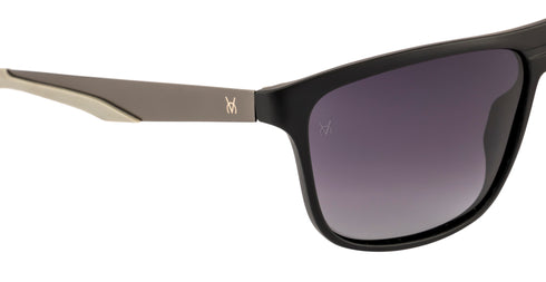 Velocity Polarized Gradient Smoke Rectangular Series POL Sunglasses for Men