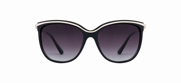 Velocity Sunglasses 6124 Black Square Sunglass