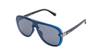 Velocity Sunglasses Polarized 1984 Blue Oval Sunglass