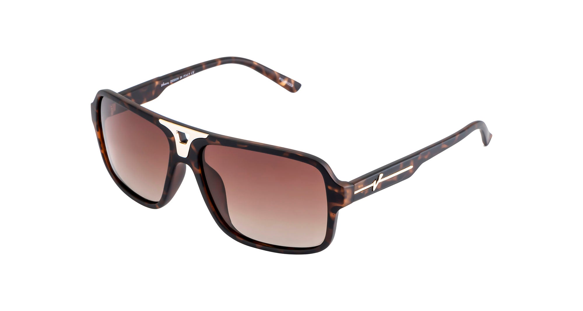 Velocity Sunglasses Brown Square Sunglass