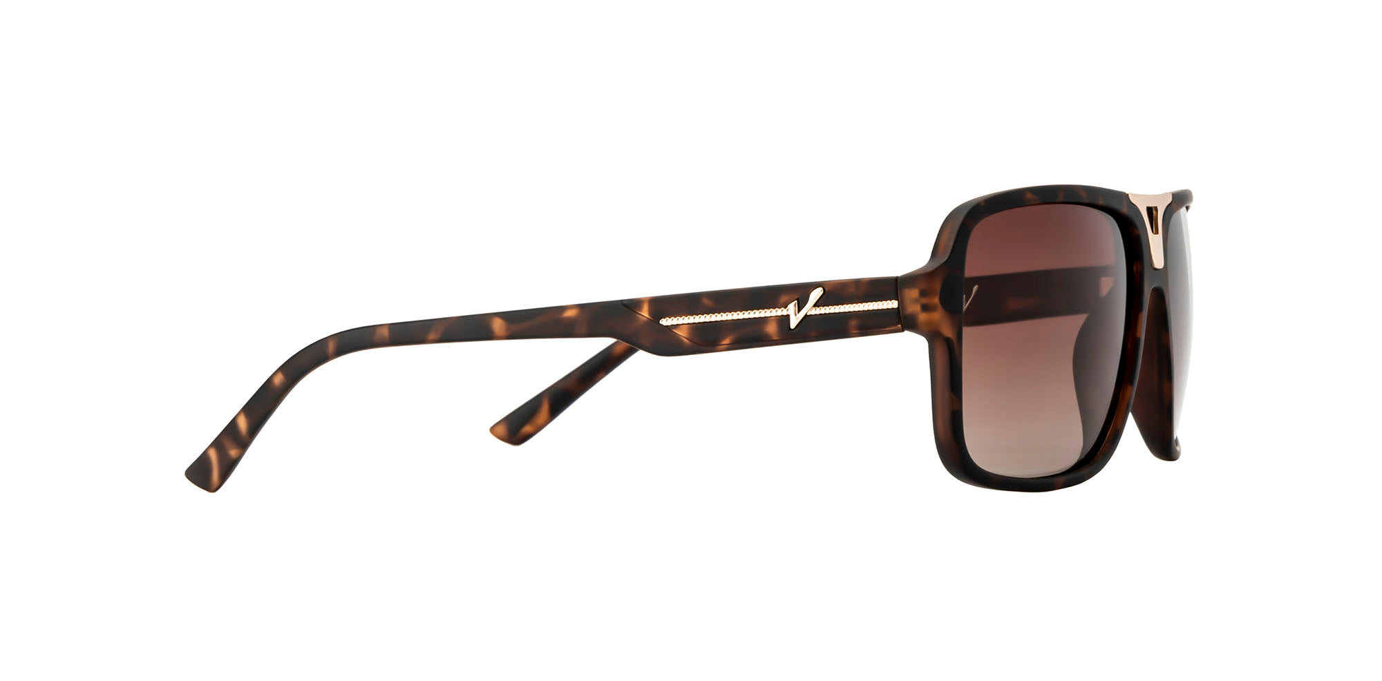 Velocity Sunglasses Brown Square Sunglass