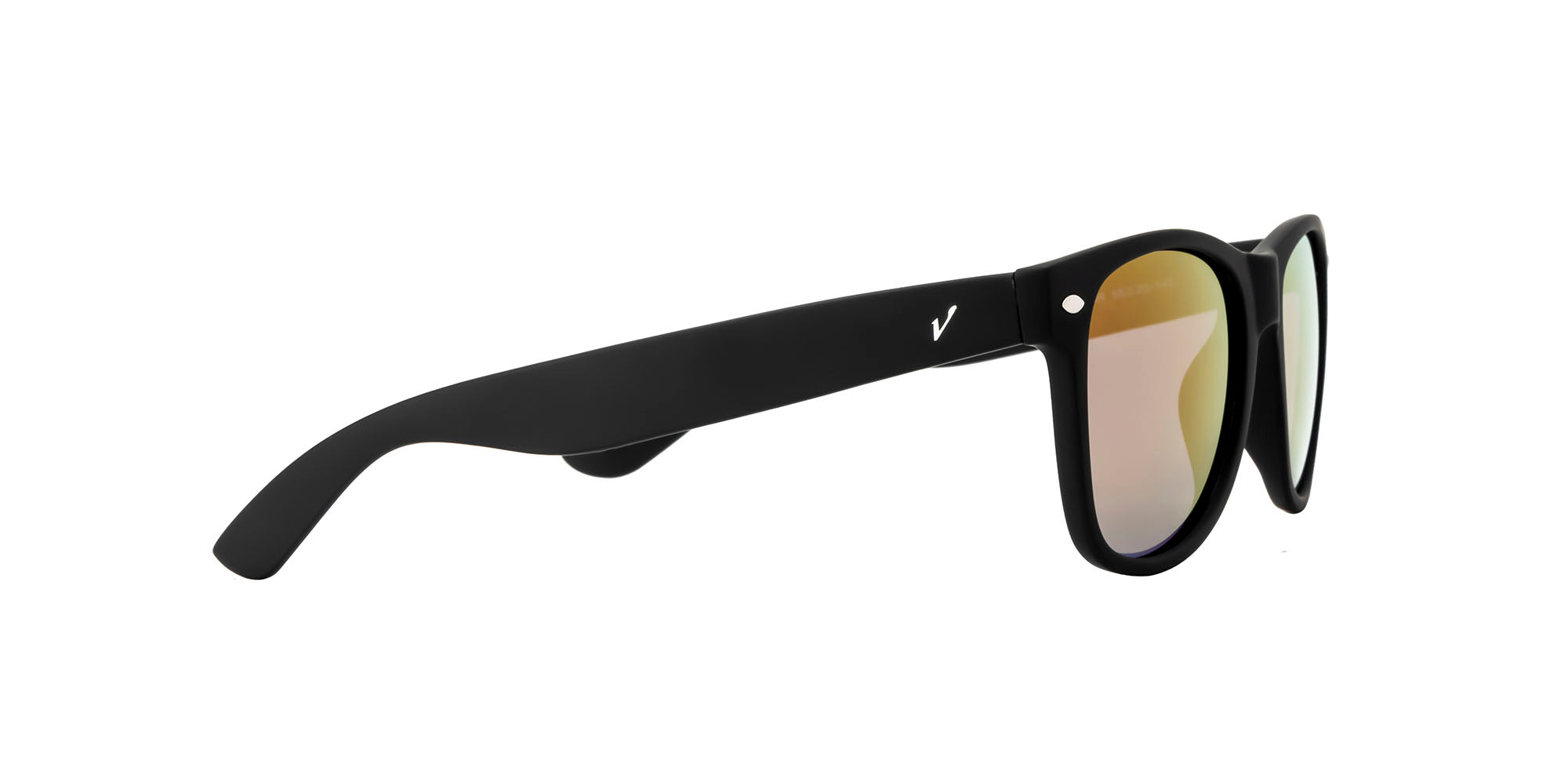 Velocity Sunglasses Polarized 1958 Black Square Sunglass