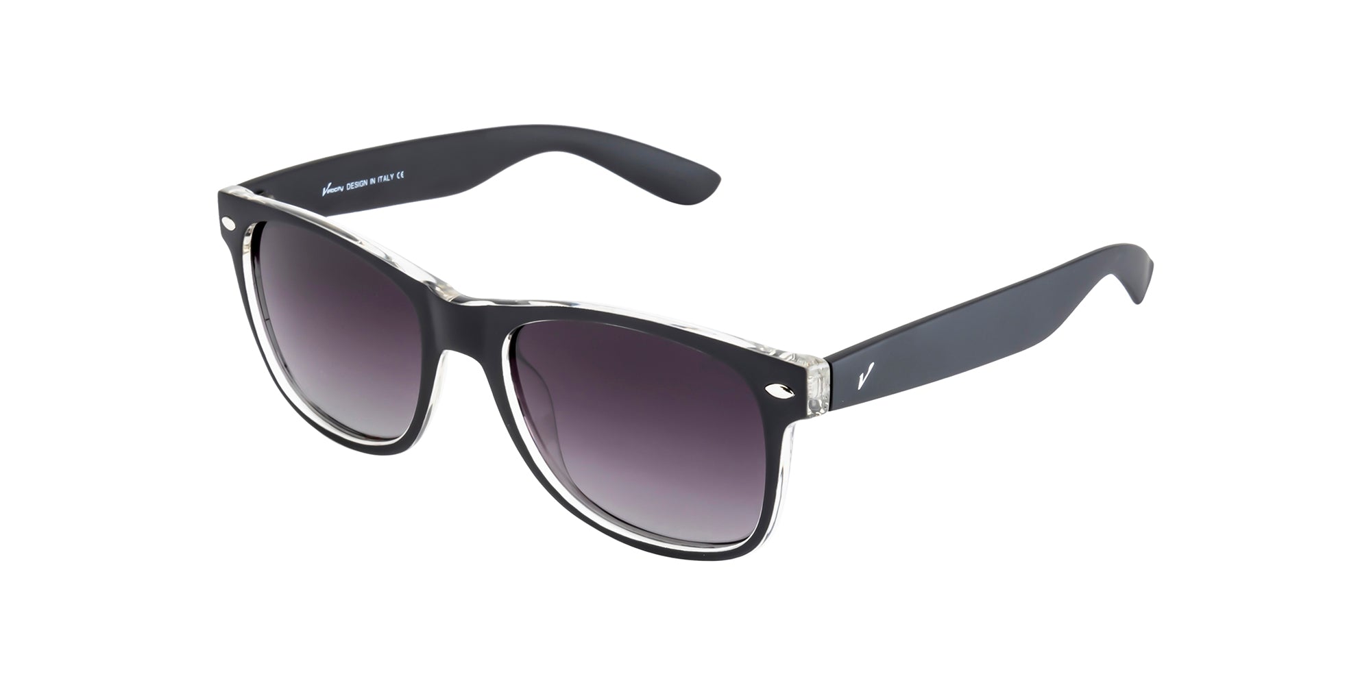 Velocity Sunglasses 1958 Shiny Black Sunglass - Main Image